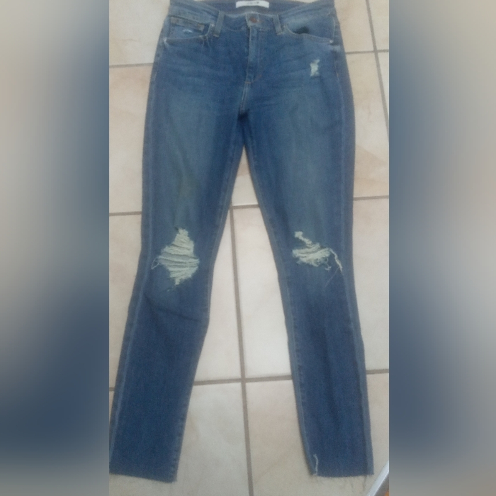 Joe's Jeans Women's Distressed Blue Skinny Jeans